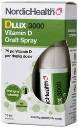 Nordichealth DLux3000 D3 vitaminspray 75 mcg