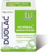 Duolac Normal+ Immunforsvar - 20 tyggetabletter