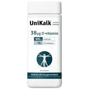 UniKalk 38µg D-vitamin - 180 tabl.
