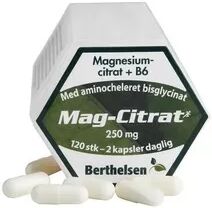 Berthelsen Naturprodukter Berthelsen Mag-Citrat, 250 mg - 120 tabl.