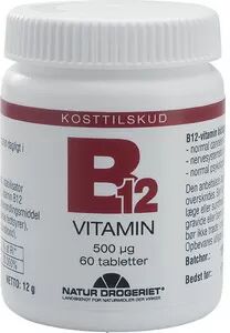 Natur-Drogeriet B12-vitamin 500 µg - 60 tabl.