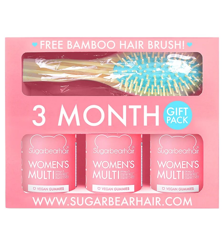 Sugarbearhair Women's Multi - 3 Month Gift Pack,  Sugarbearhair Pleiende hårprodukter