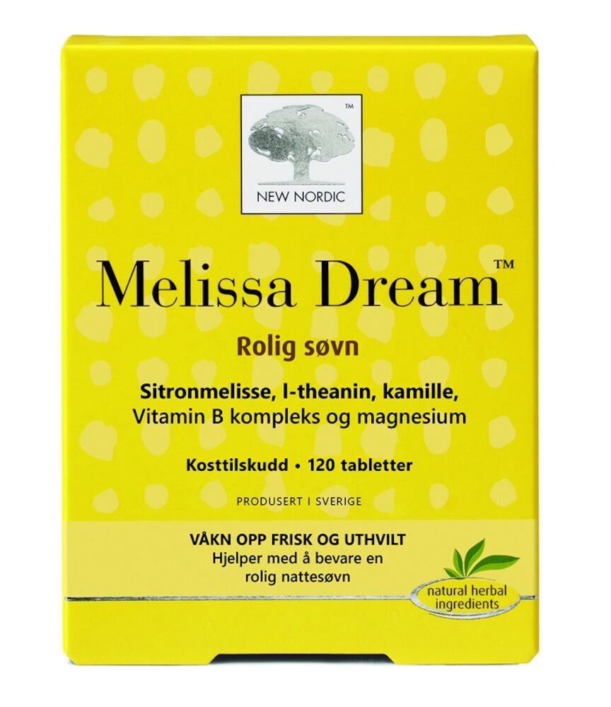 New Nordic Melissa Dream 120 Tabletter