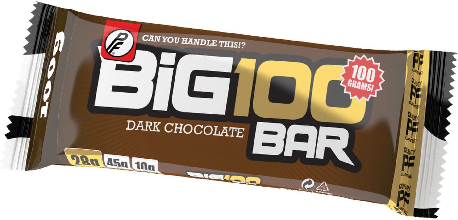 Proteinfabrikken Big 100, proteinbar  100g dark chocolate