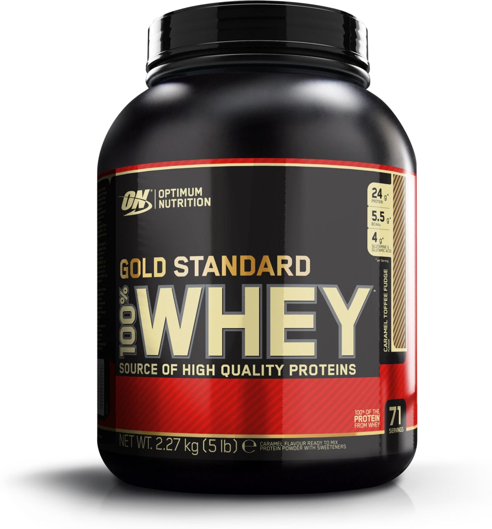 Optimum Nutrition 100 % Whey Gold Standard 2270 g 2270g caramel