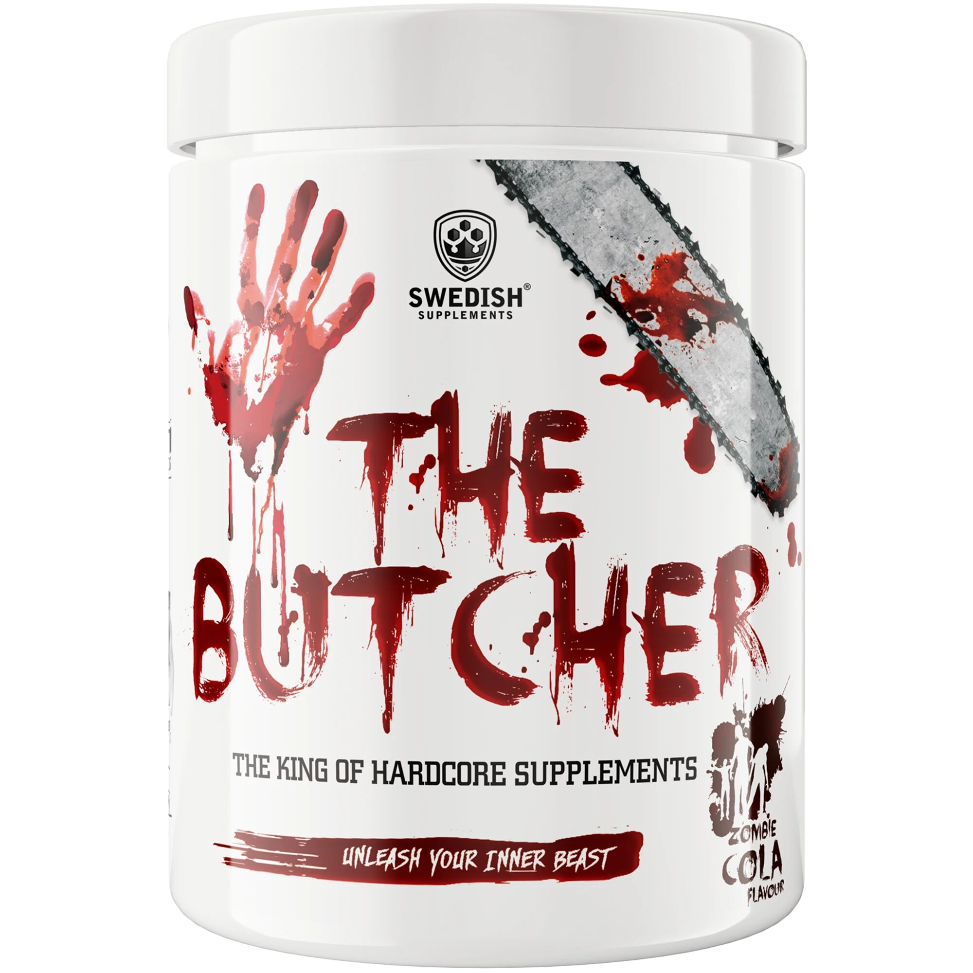 Swedish Supplements The Butcher 525 g, preworkout 525g Zombie Cola