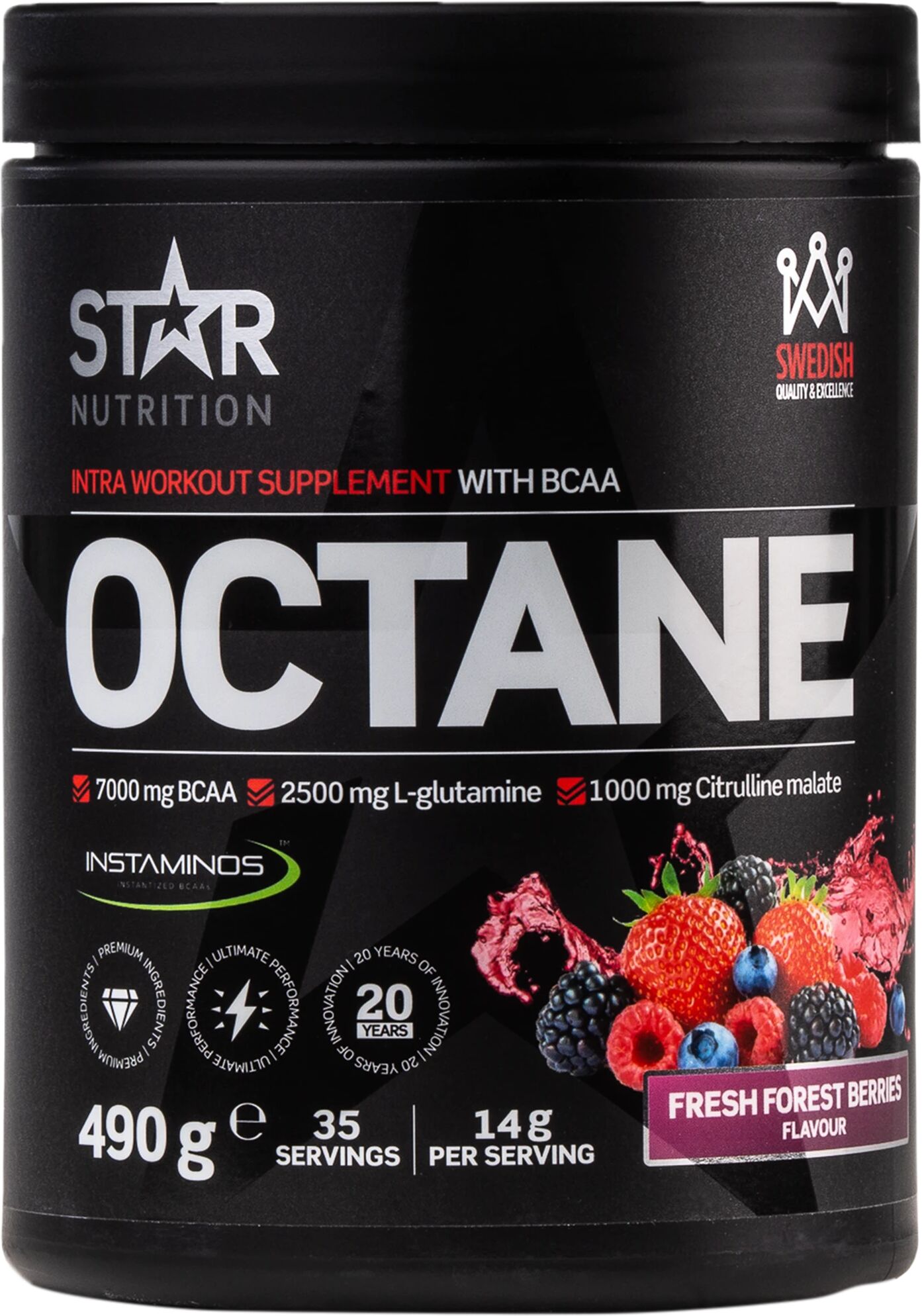 Star Nutrition Octane 490 g 490g Freshforestberries