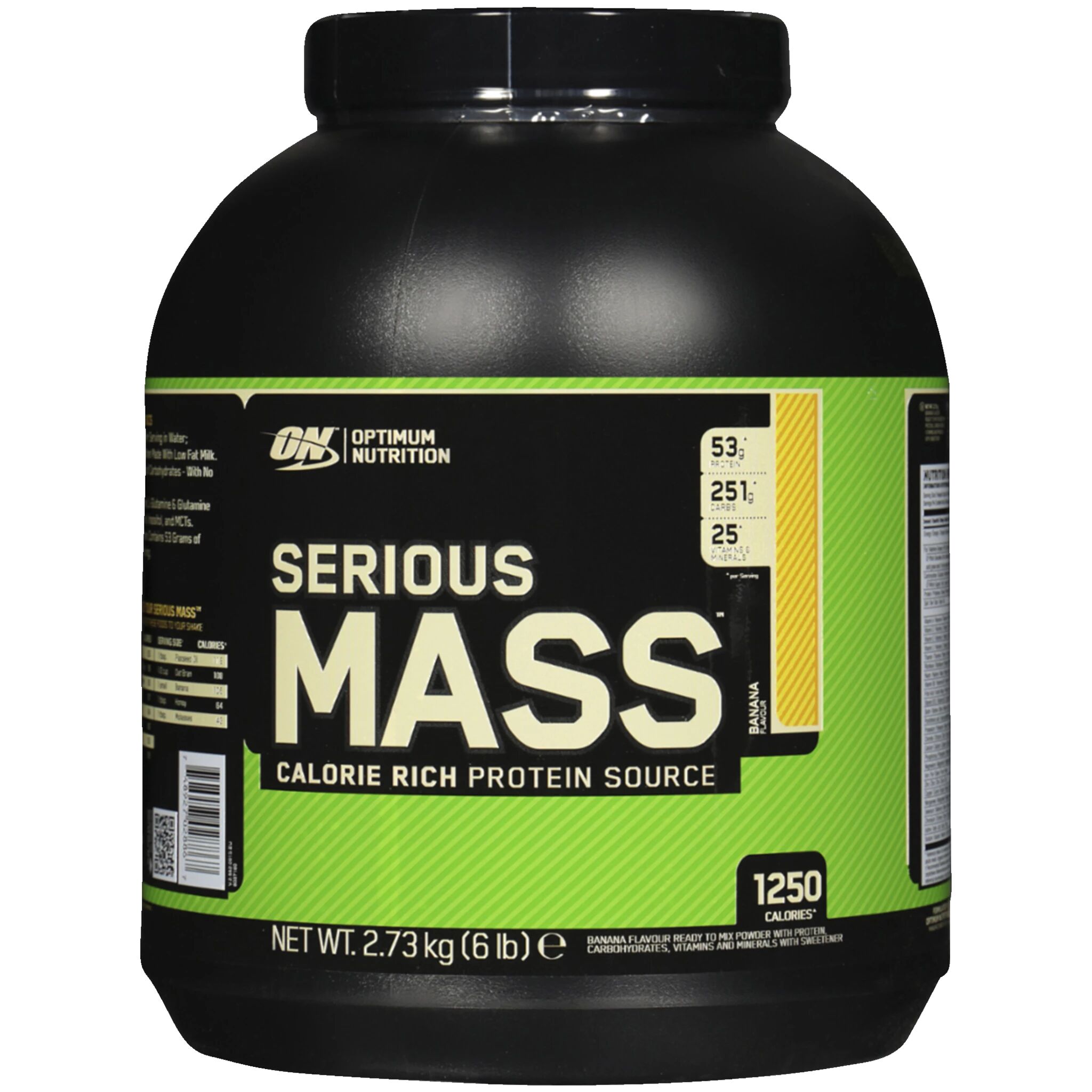 Optimum Nutrition Serious Mass 2727 g, proteinpulver 2727g BANANA