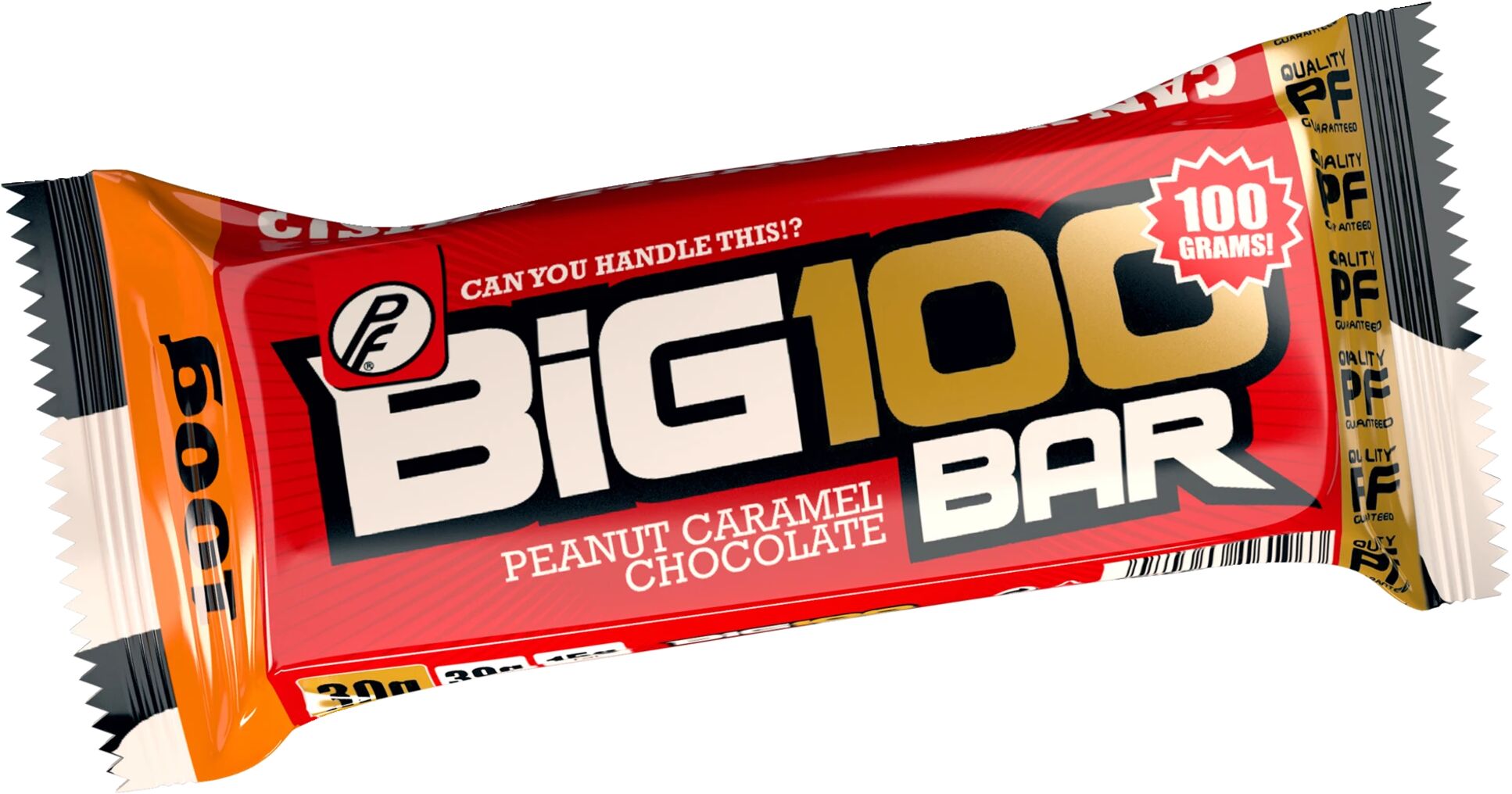 Proteinfabrikken Big 100, proteinbar  100g Caramel