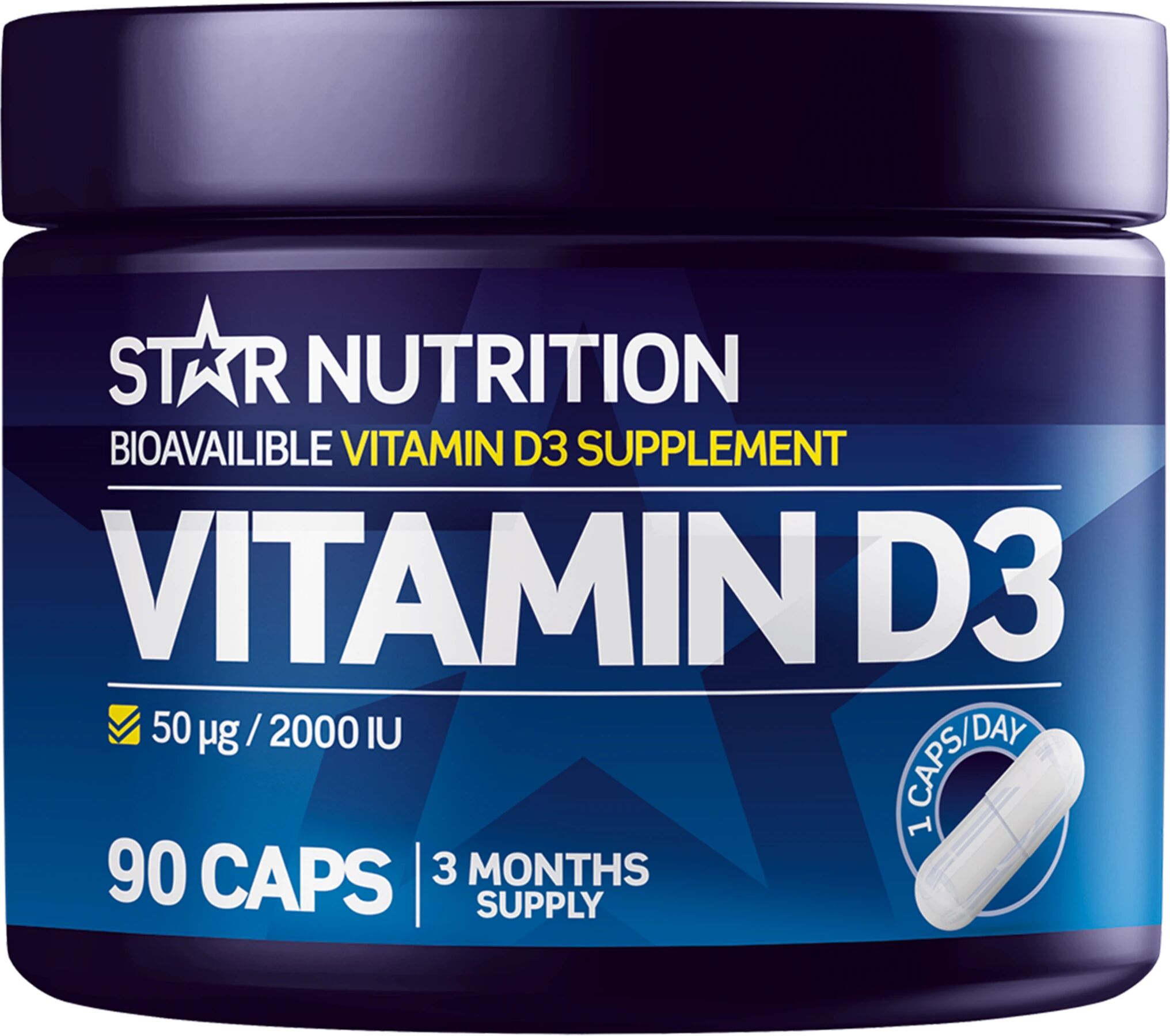 Star Nutrition - Vitamin D3, kosttilskudd STD STD