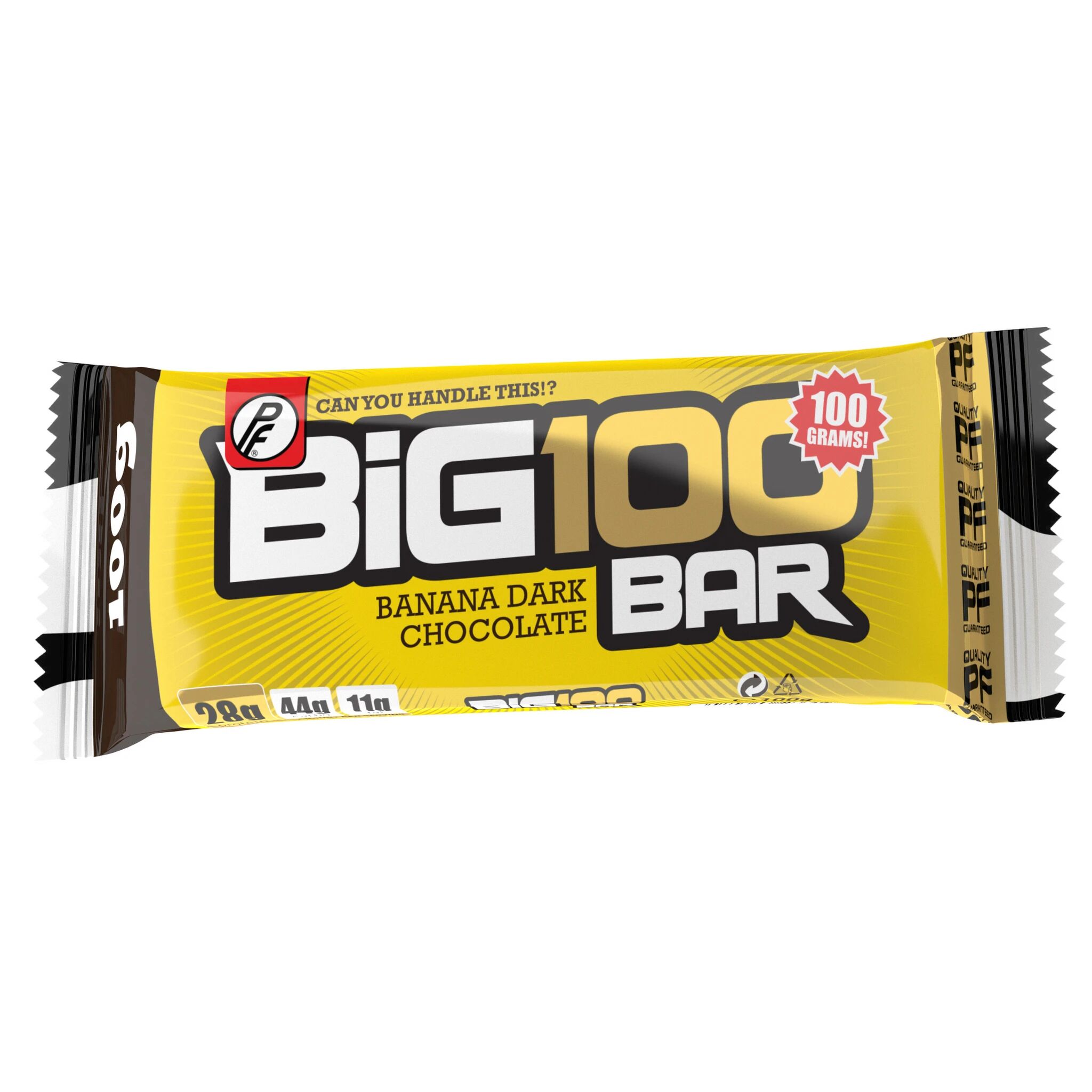 Proteinfabrikken Big 100, proteinbar  100g Banana Chocolate