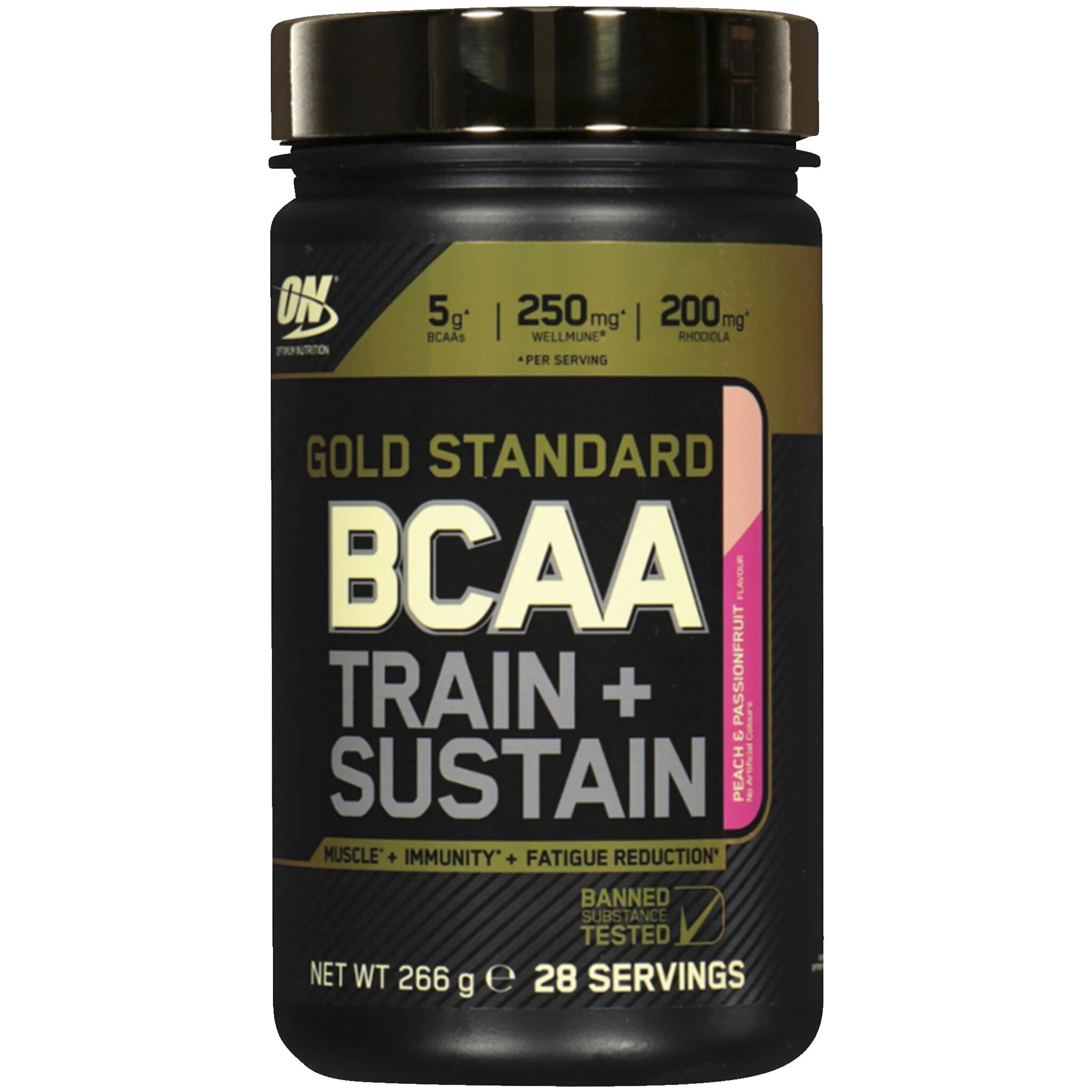 Optimum Nutrition Gold Standard BCAA Train & Sustain 266 g 266g Peach & Passionfruit