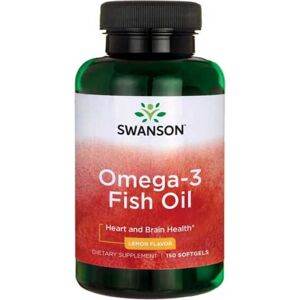 Фото - Вітаміни й мінерали Swanson HEALTH PRODUCTS Kwasy OMEGA-3 o smaku cytryny 180EPA/120DHA Fish o 