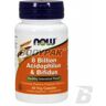 NOW Foods Acidophilus & Bifidus 8 Bilion - 60 kaps.