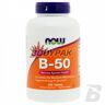 NOW Foods Vitamin B-50 - 250 kaps.