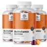 HealthyWorld 3x Multiwitaminy, razem 360 żelek