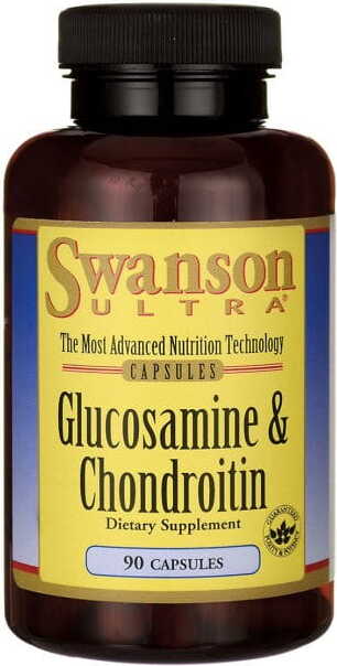 SWANSON HEALTH PRODUCTS Glukozamina z chondroityną 500mg/400mg glucosamine chondroitin 90 kapsułek SWANSON