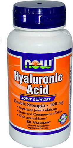 NOW FOODS Kwas hialuronowy alfaliponowy L-prolina Hyaluronic acid 100mg 60 kapsułek NOW FOODS