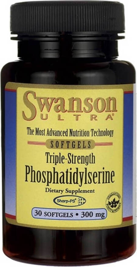 SWANSON HEALTH PRODUCTS Fosfatydylseryna Triple-Strength Phosphatidylserine 300mg 30 kapsułek Swanson