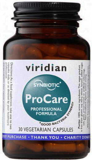 VIRIDIAN Synbiotic ProCare professional formula 30 kapsułek Viridian