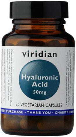 VIRIDIAN Kwas hialuronowy Hyaluronic acid 50mg 30 kapsułek Viridian