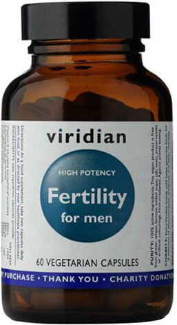 VIRIDIAN Płodność dla mężczyzn Fertilility for men 60 kapsułek Viridian