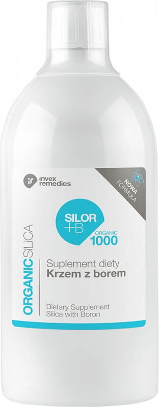 INVEX REMEDIES SP. Z O. O. Krzem z borem Silor+B Silica with Boron 1000ml Invex Remedies