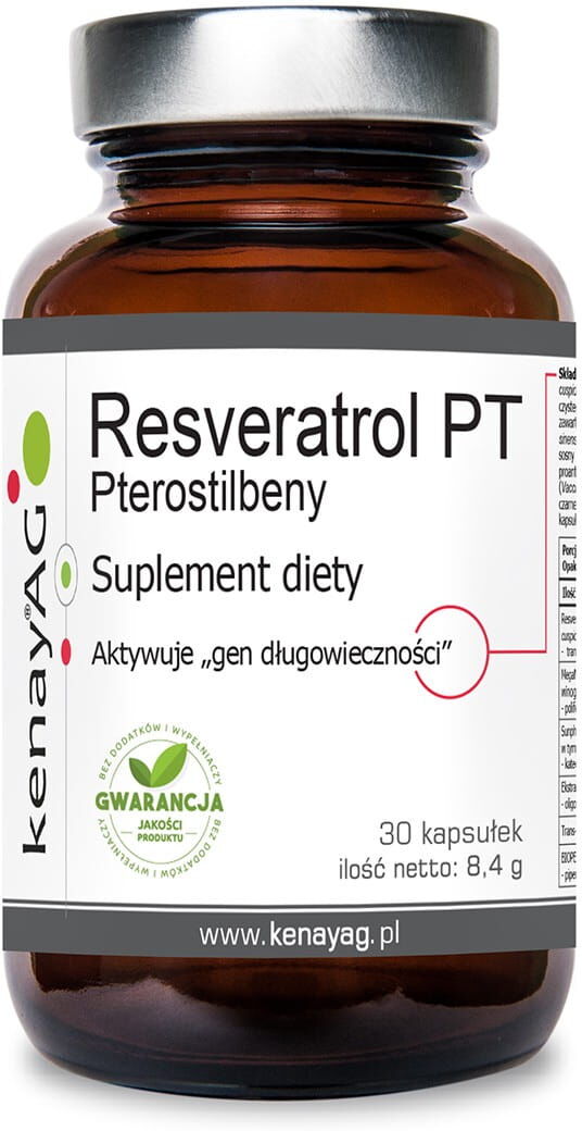 KENAY Pterostilbeny Resveratrol PT 30 kapsułek KENAY