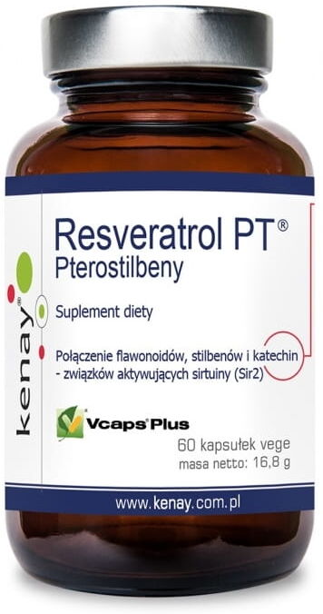 KENAY Pterostilbeny Resveratrol PT 60 kapsułek KENAY