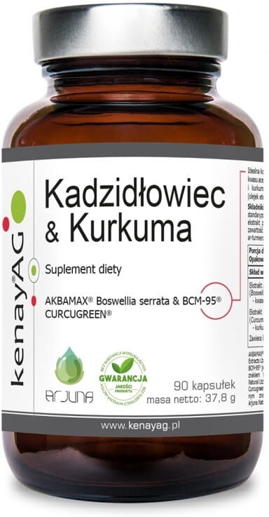 KENAY Kurkuma BCM95® i Kadzidłowiec 90 kapsu