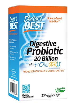 Doctor's Best Probiotyk Digestive Probiotic with Howaru 30 kapsułek Doctor's Best