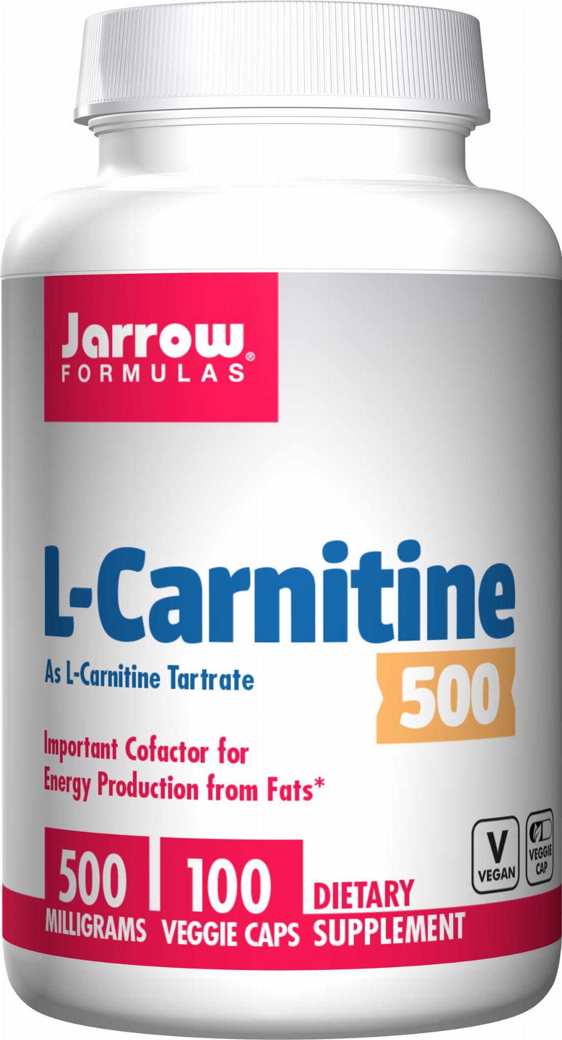 JARROW FORMULAS LKarnitine 500 mg 100 kapsułek JARROW FORMULAS
