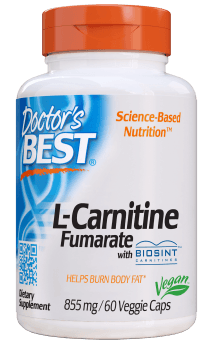 Doctor's Best LCarnitine Fumarate Fumaran LKarnityny 855 mg 60 kapsułek Doctor's Best