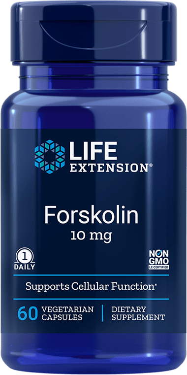 Life Extension Forskolin Pokrzywa indyjska Coleus Forskohlii ekstrakt 60 kapsułek Life Extension