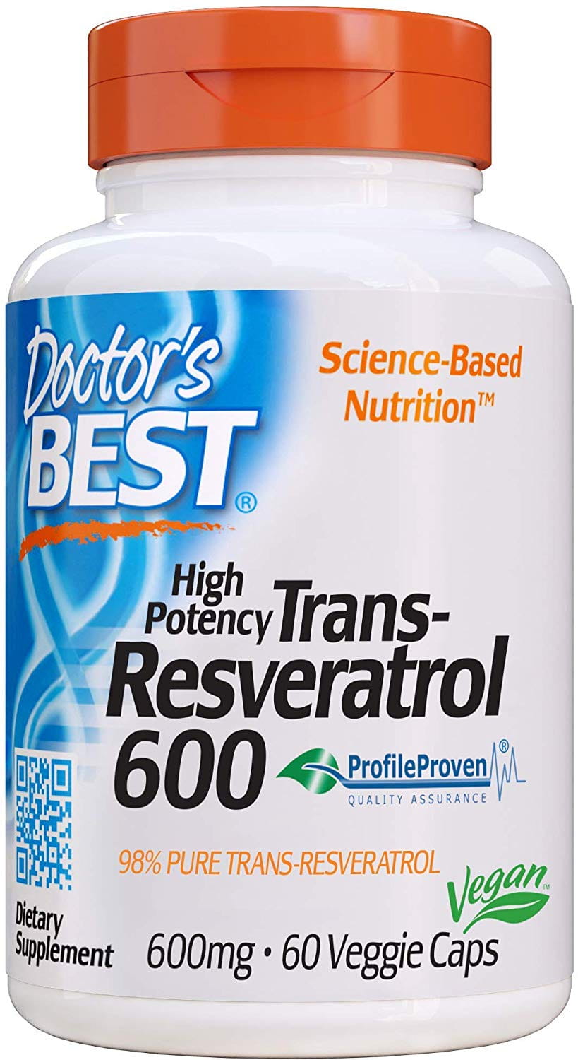 Doctor's Best TransResveratrol 600 mg 60 kapsułek Doctor's Best