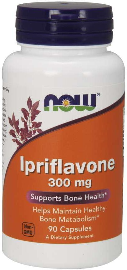 NOW FOODS Ipriflavone Ipriflawon 300 mg 90 kapsułek NOW FOODS