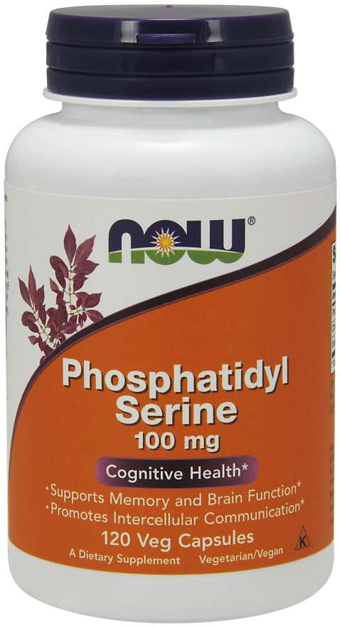 NOW FOODS Phosphatidyl Serine Fosfatydyloseryna 100 mg 120 kapsułek NOW FOODS