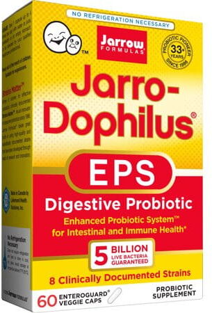 JARROW FORMULAS Probiotyk JarroDophilus EPS 8 szczepów bakterii 60 kapsu