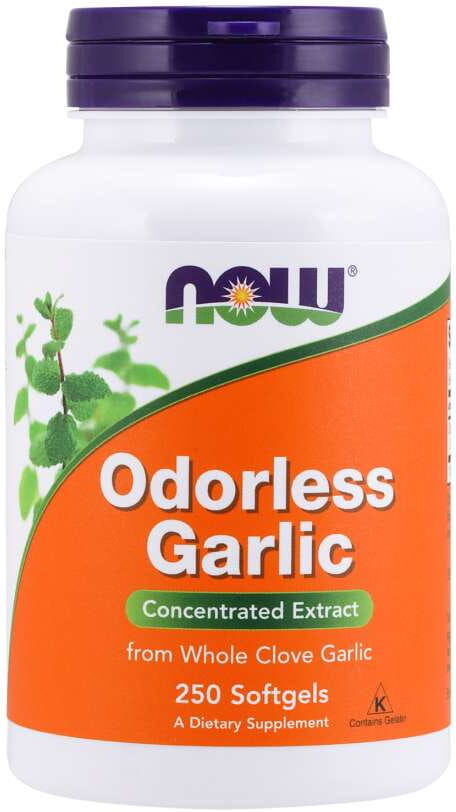 NOW FOODS Odorless Garlic Czosnek Bezzapachowy 250 kapsułek NOW FOODS