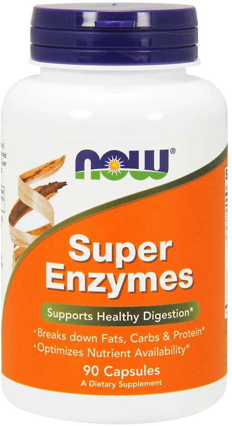 NOW FOODS Super Enzymes Enzymy trawienne 90 kapsułek NOW FOODS