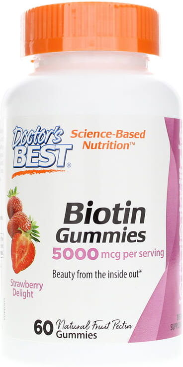 Doctor's Best Biotin Gummies Biotyna 60 żelek Doctor's Best