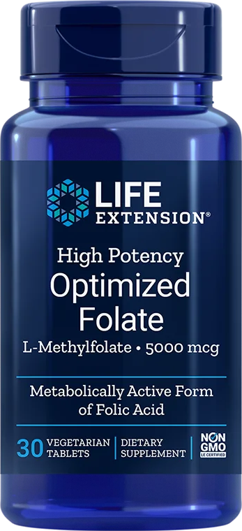 Life Extension Folian High Potency Optimized Folate 30 tabletek Life Extension