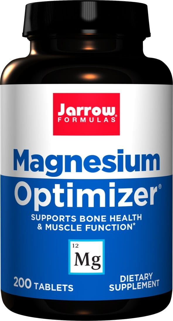 JARROW FORMULAS Jabłczan Magnezu i B6 Magnesium Optimizer 200 tabletek JARROW FORMULAS