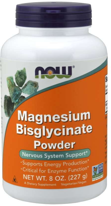 NOW FOODS Magnesium Bisglycinate Magnez 227 g NOW FOODS