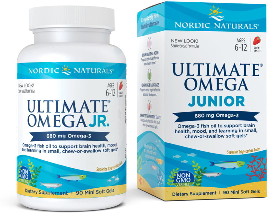 Nordic Naturals Ultimate Omega Junior 340 mg 90 kapsułek Nordic Naturals