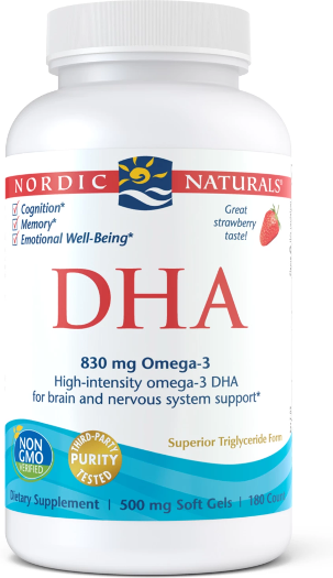 Nordic Naturals DHA Omega3 Oil 180 kapsułek Nordic Naturals