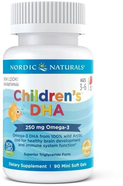 Nordic Naturals Childrens DHA 250 mg 90 kapsułek Nordic Naturals