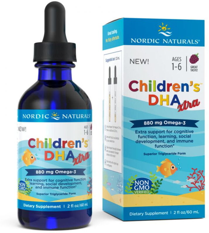 Nordic Naturals Childrens DHA Xtra 880 mg 60 ml Nordic Naturals