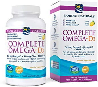 Nordic Naturals Complete OmegaD3 120 kapsułek Nordic Naturals