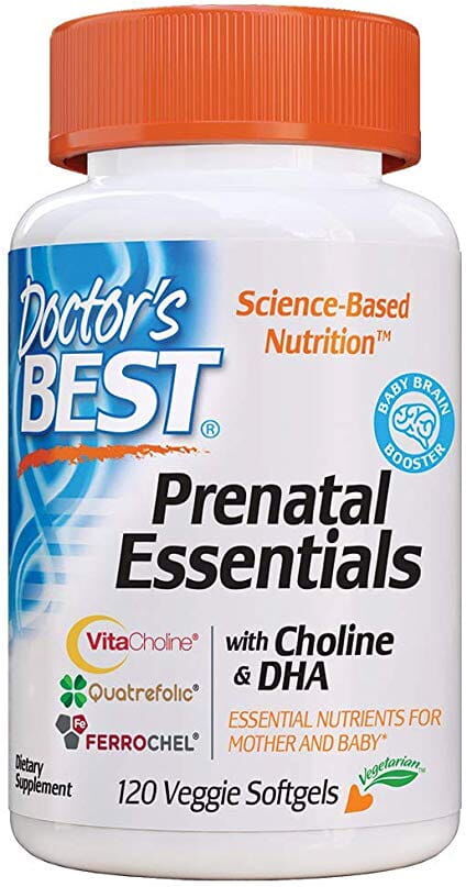 Doctor's Best Prenatal Essentials Witaminy i Minerały Prenatalne 120 kapsu